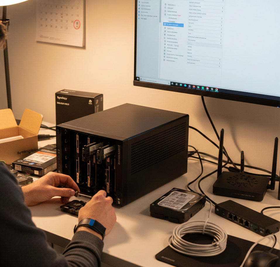 Synology NAS 설치·관리